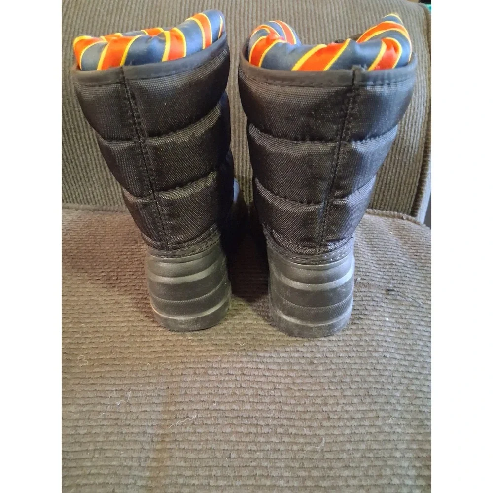 Polo Ralph Lauren Vancouver Snow Boots Jet Black‎ Junior Youth Size 6